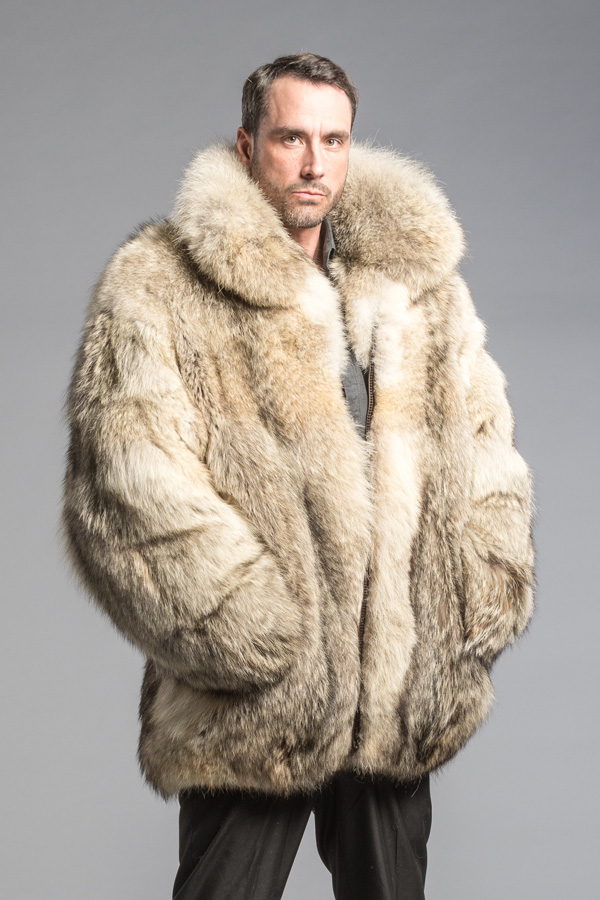 Coyote Bomber Jacket - Dittrich Furs